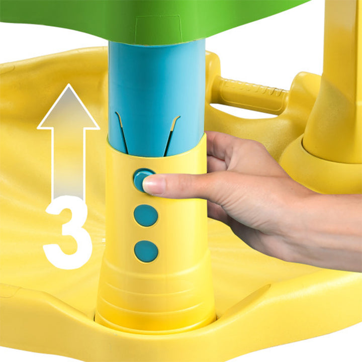 Evenflo ExerSaucer Zoo Friends Bouncing Activity Saucer with Full Seat Cushion - VMInnovations