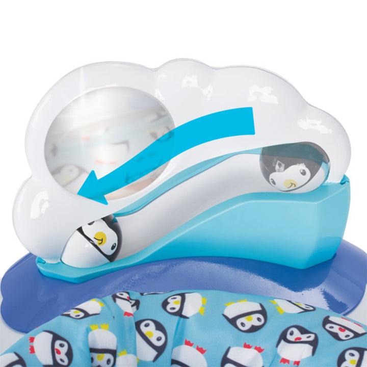 Evenflo Polar Playground Bouncing Activity Center for Toddlers, Blue (Open Box) - VMInnovations