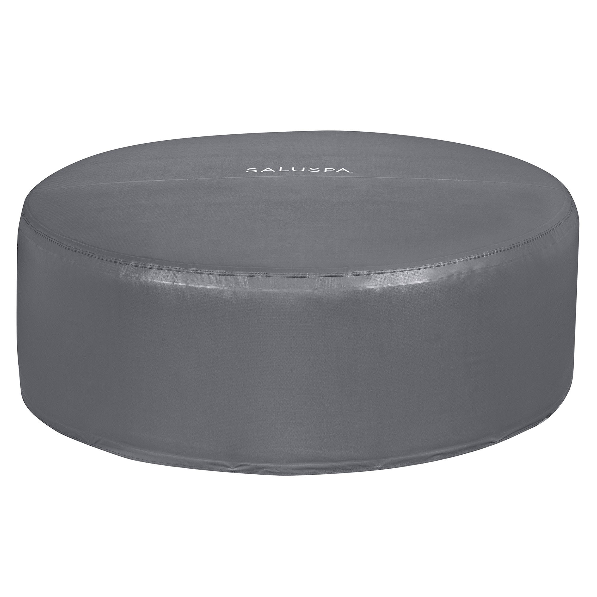Coleman SaluSpa Inflatable Hot Tub Spa & EnergySense Thermal Spa Cover, Gray