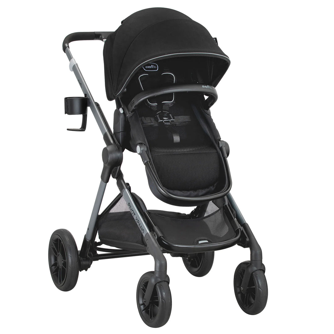 Evenflo Pivot Xpand Modular Travel System w/LiteMax Infant Car Seat, Sabino Gray - VMInnovations