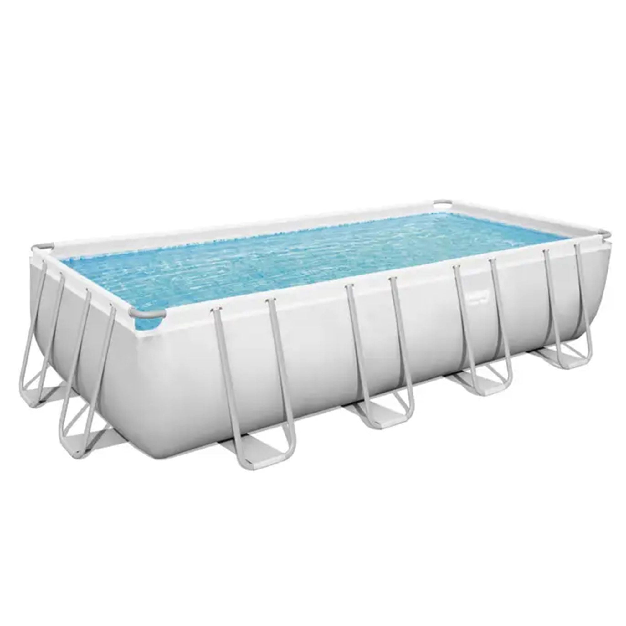 Bestway Flowclear UPF Canopy with Power Steel Above Ground Swimming Pool Set - VMInnovations