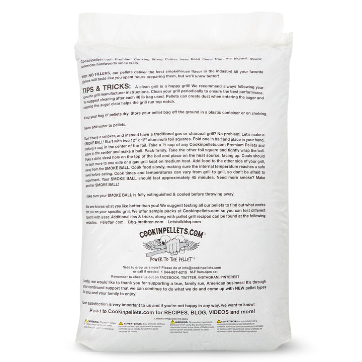 CookinPellets 40 Pound Black Cherry Grill Smoker Hardwood Wood Pellets (5 Pack) - VMInnovations