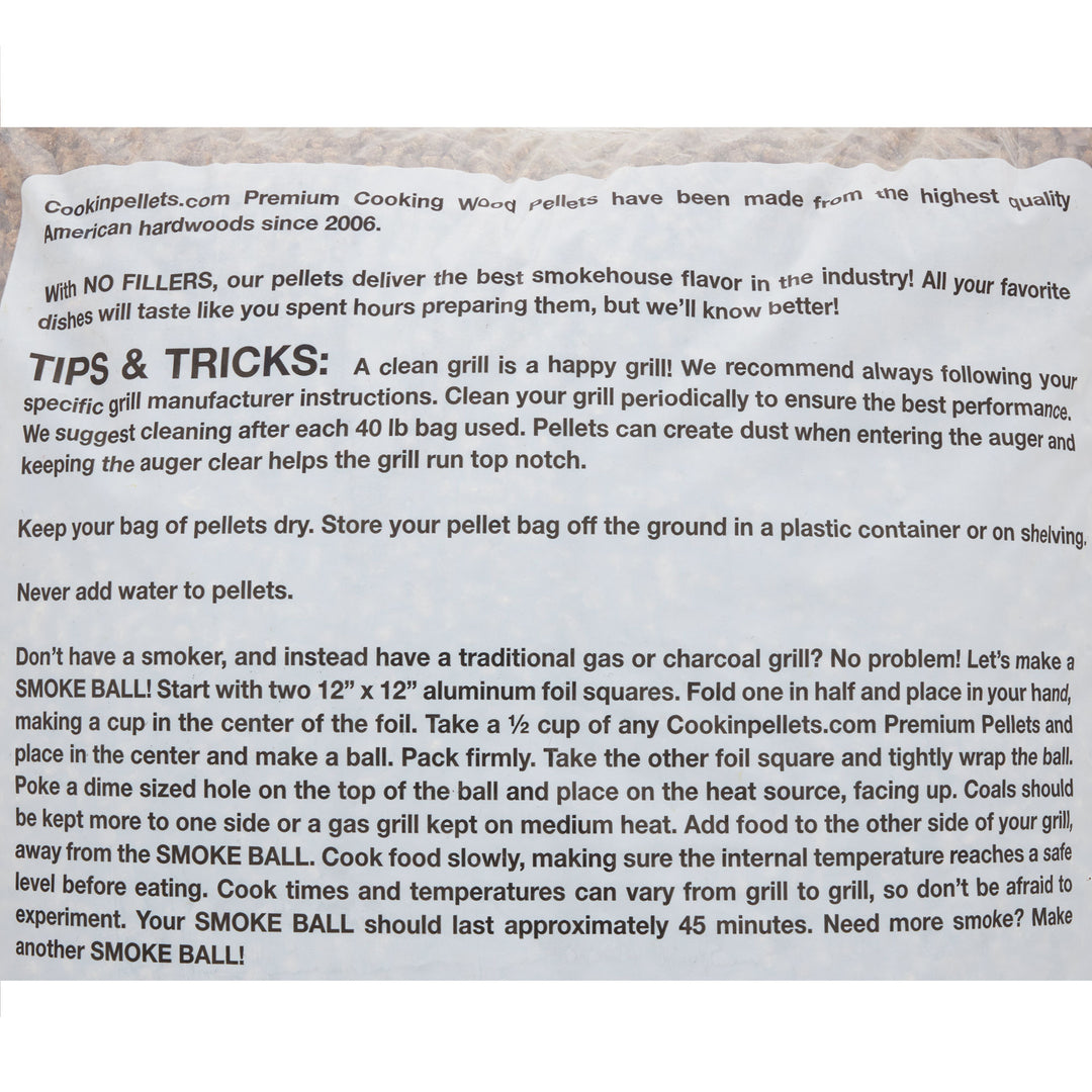 CookinPellets Premium 40 Lbs Longhorn Blend Grill Smoker Wood Pellets, (5 Pack) - VMInnovations