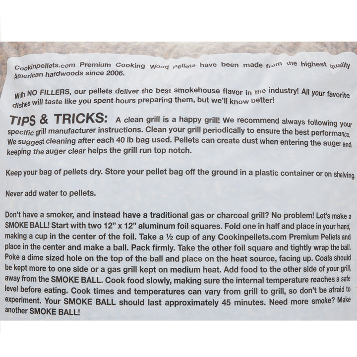 CookinPellets Premium 40 Lbs Longhorn Blend Grill Smoker Wood Pellets, (5 Pack) - VMInnovations