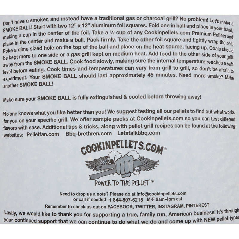 CookinPellets Premium 40 Lbs Longhorn Blend Grill Smoker Wood Pellets, (5 Pack)