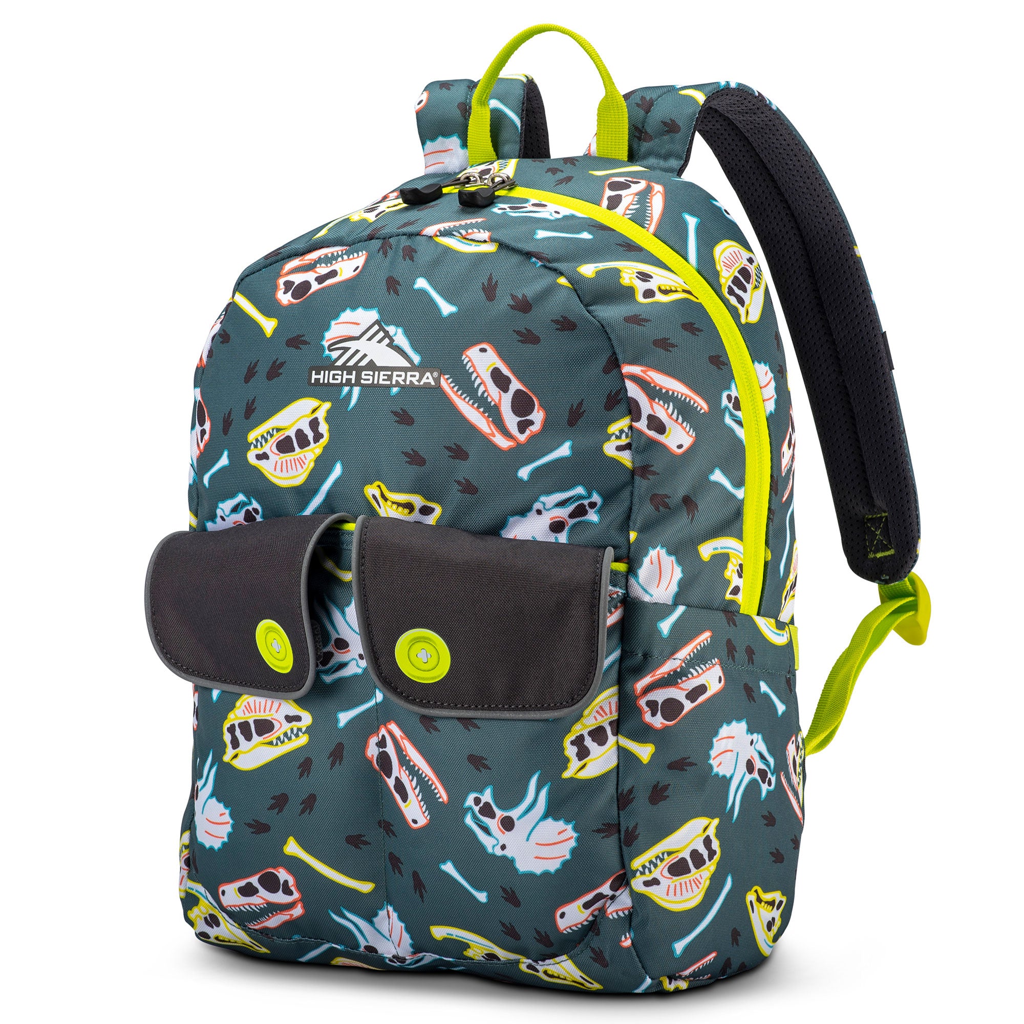 Chiqui Backpack w/Tablet Sleeve & Accessory Pocket, Dino Dig/Mercury (Open Box) - VMInnovations