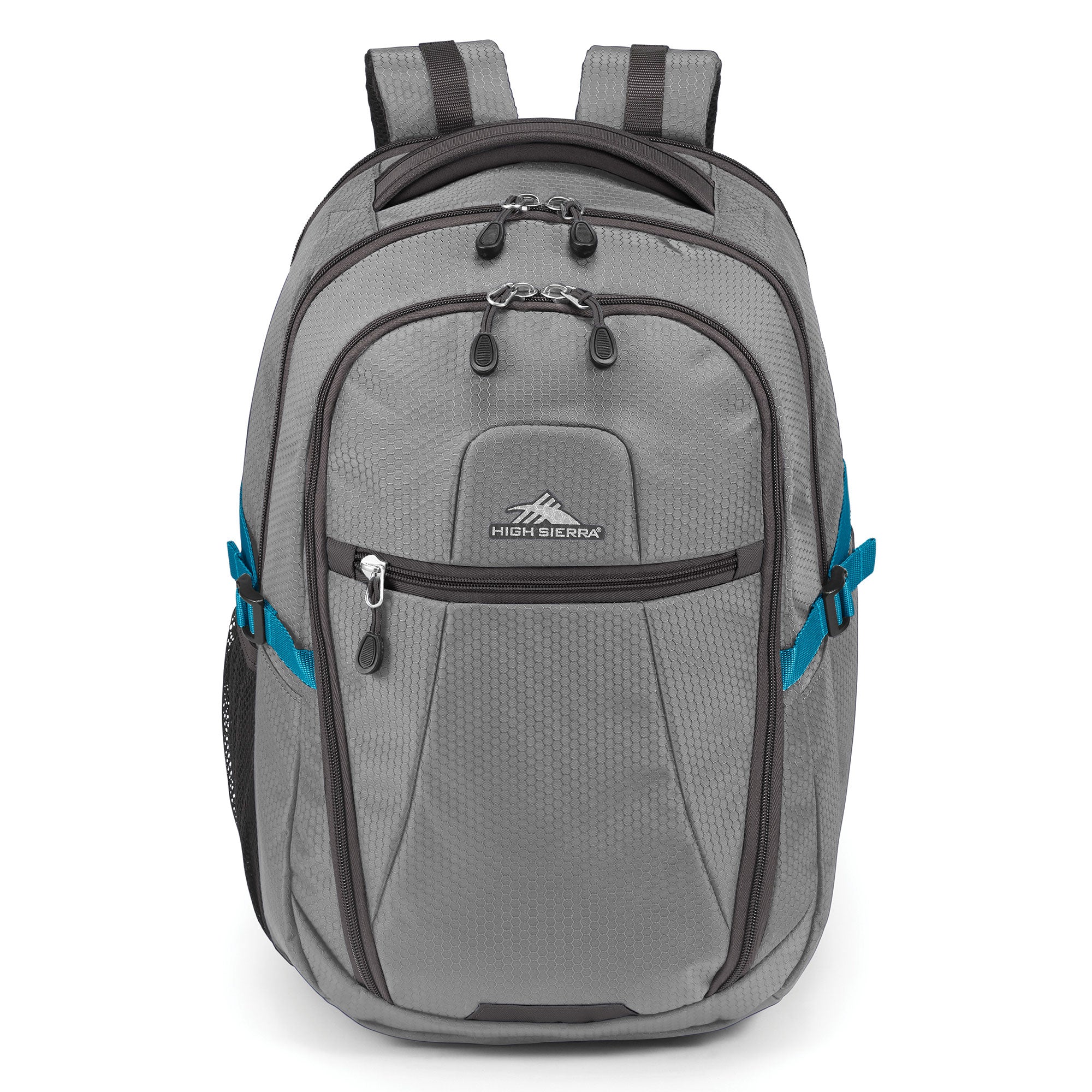 High Sierra Fairlead Computer Laptop Travel Backpack with Zipper Closure, Gray