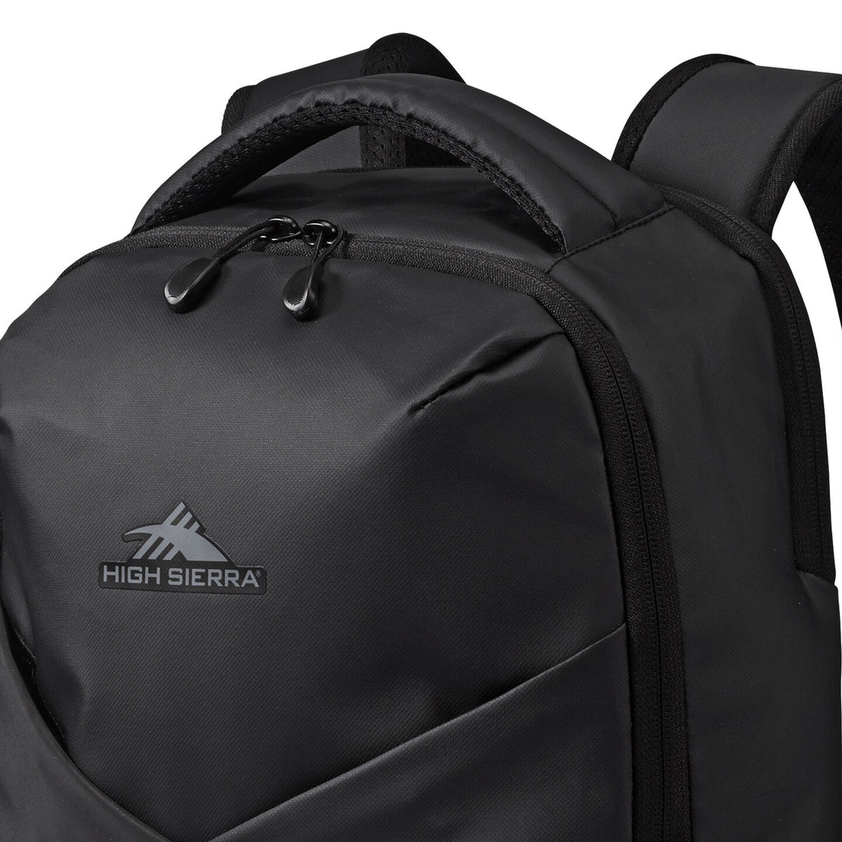 High Sierra Luna Polyester Storage Backpack with 360 Degree Reflectivity, Black