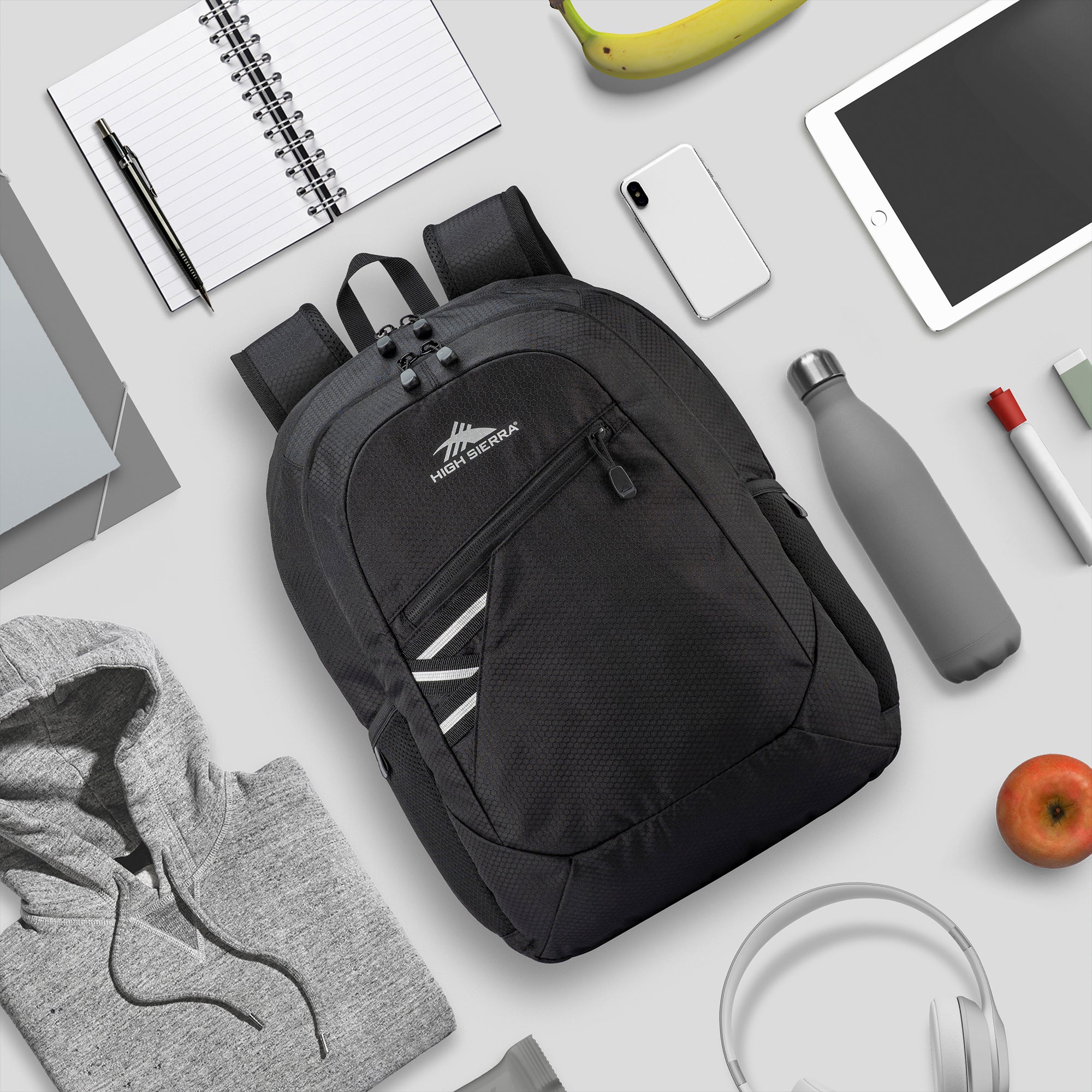 Outburst 2.0 Carry On Backpack w/Padded Laptop/Tablet Sleeve, Black (Used) - VMInnovations