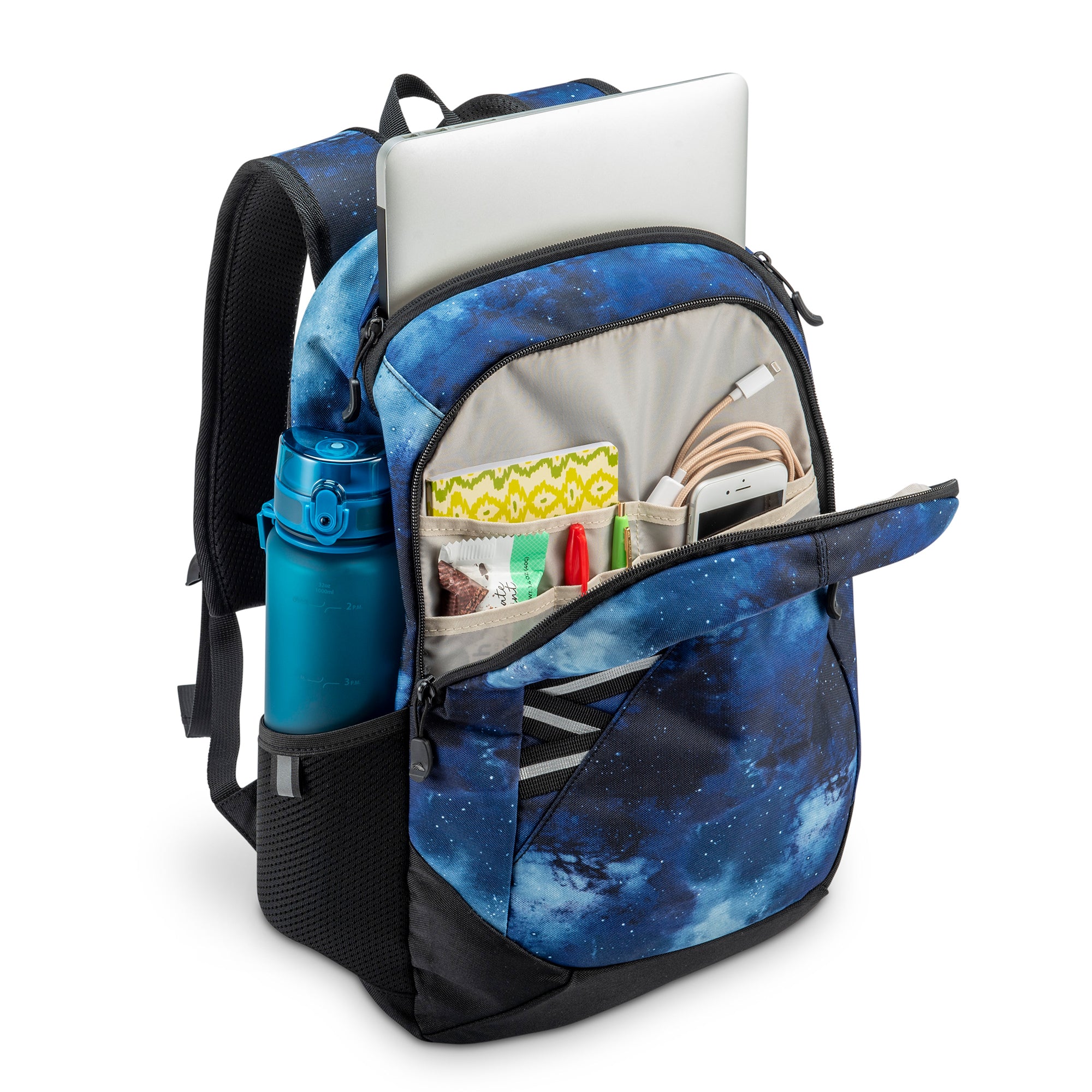 High Sierra Outburst 2.0 Carry On w/Padded Laptop Sleeve, Space (Open Box) - VMInnovations