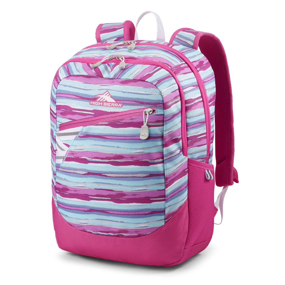 High Sierra Outburst 2.0 Backpack w/ Laptop Sleeve, Watercolor Stripes(Open Box)