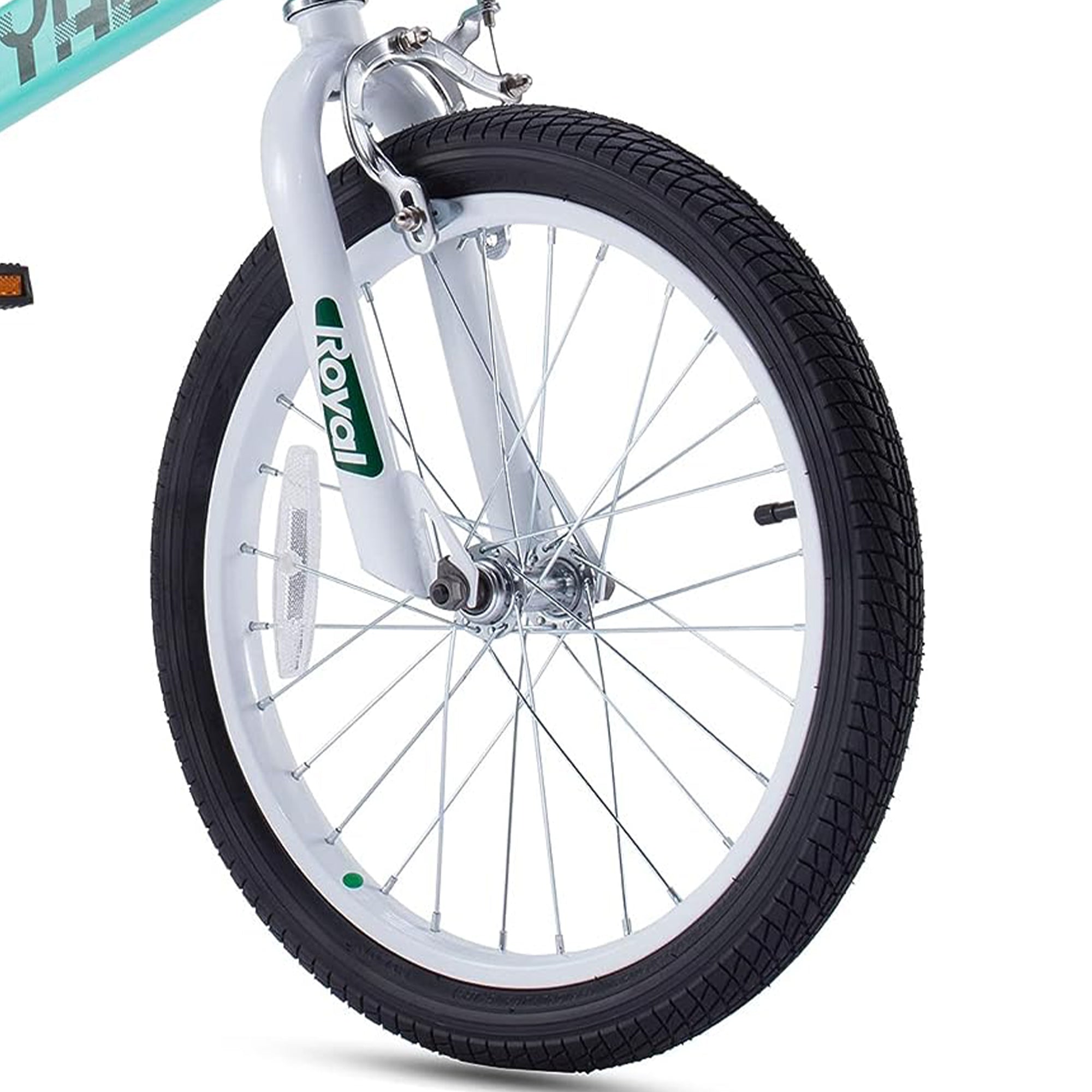 RoyalBaby Formula 20" Kids Bike with Kickstand and Dual Hand Brakes, Green(Used) - VMInnovations