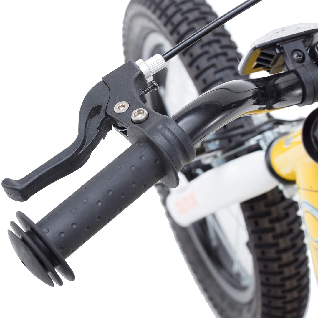 RoyalBaby Cruiser 14" Bike w/Training Wheels, Bell & Reflector,Yellow(For Parts) - VMInnovations