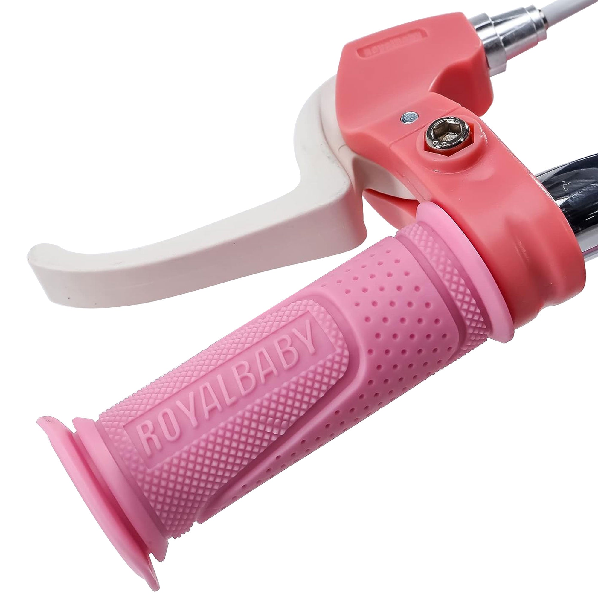 RoyalBaby Little Swan 16" Carbon Steel Bicycle w/Hand Brakes, Pink (Open Box) - VMInnovations