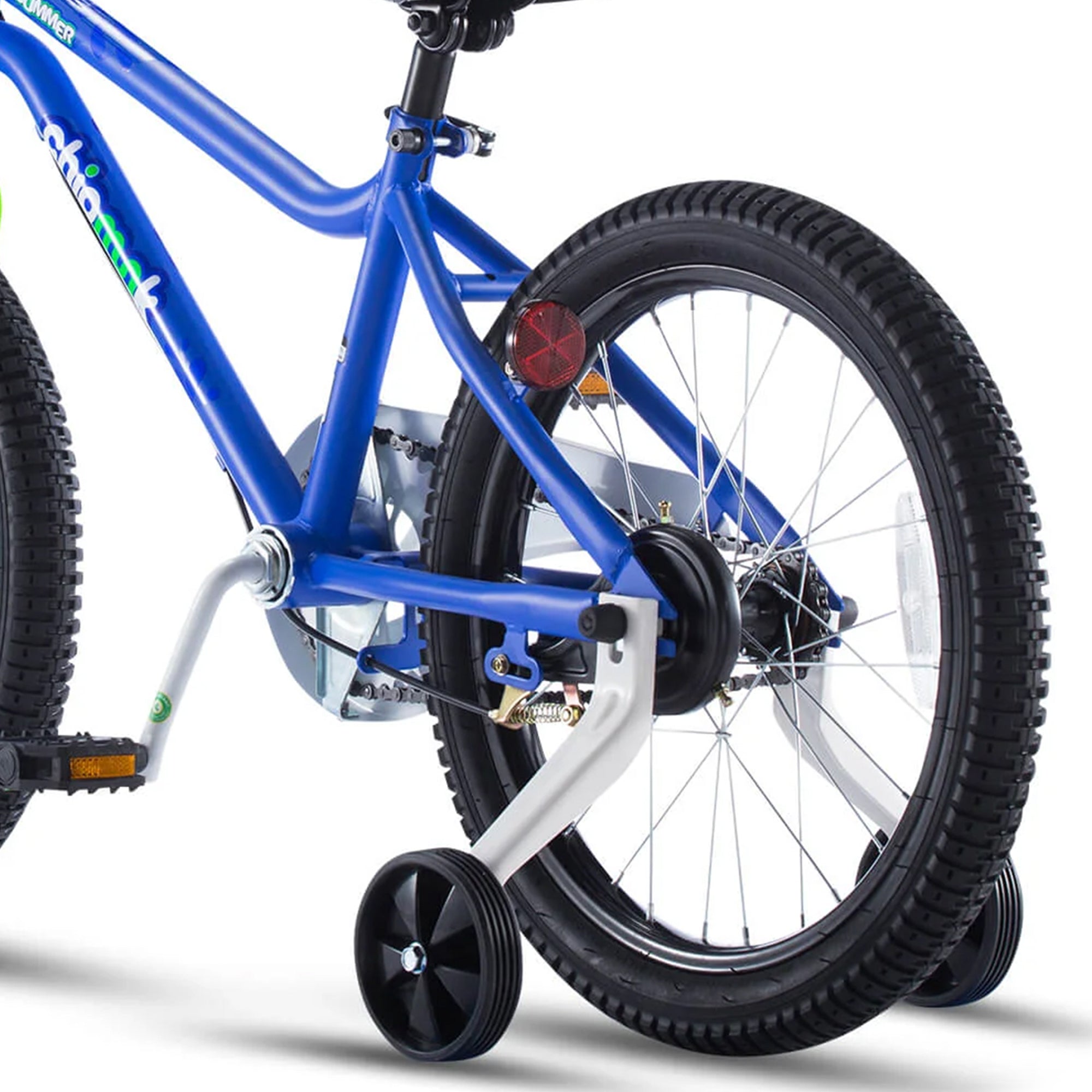 RoyalBaby Chipmunk 14" Kids Bike w/Training Wheels & Bell, Blue (Open Box) - VMInnovations