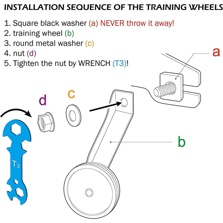 RoyalBaby Chipmunk 14" Toddler Kids Bike with Training Wheels & Bell, Blue - VMInnovations