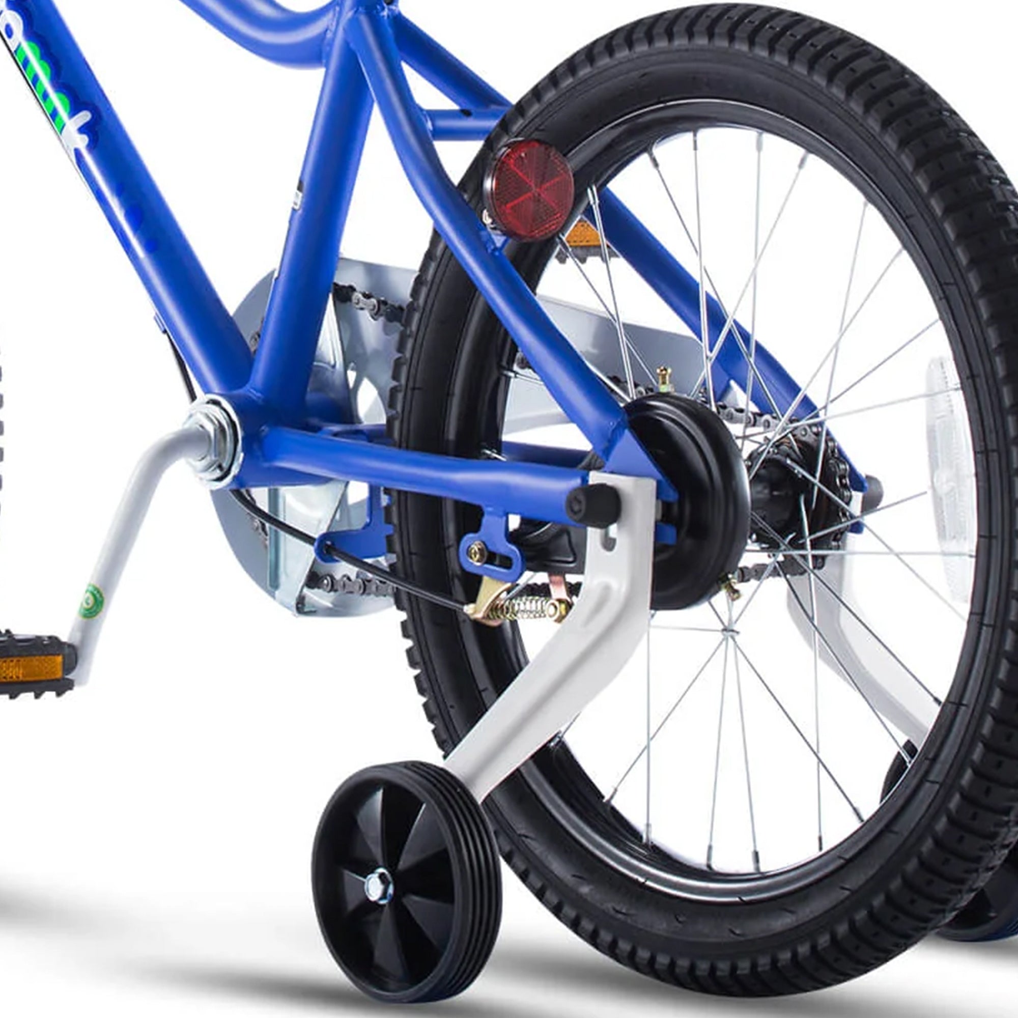 RoyalBaby 16" Kids Bike w/Training Wheels, Kickstand & Bell, Blue (For Parts) - VMInnovations