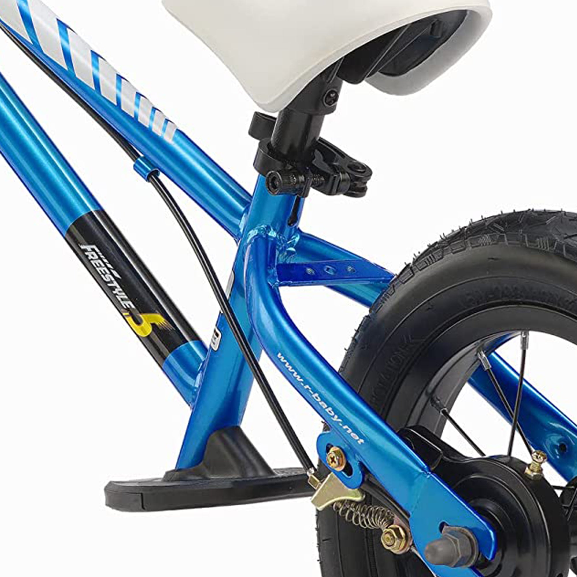 RoyalBaby Freestyle 12" Balance Bike with Handbrakes for Ages 2-5, Blue (Used) - VMInnovations