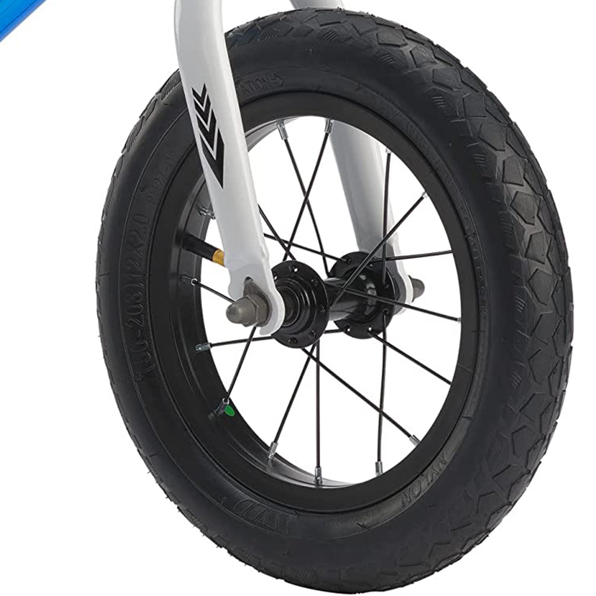 RoyalBaby Freestyle 12" Balance Bike w/Handbrakes Kids Ages 2-5, Blue(Open Box)
