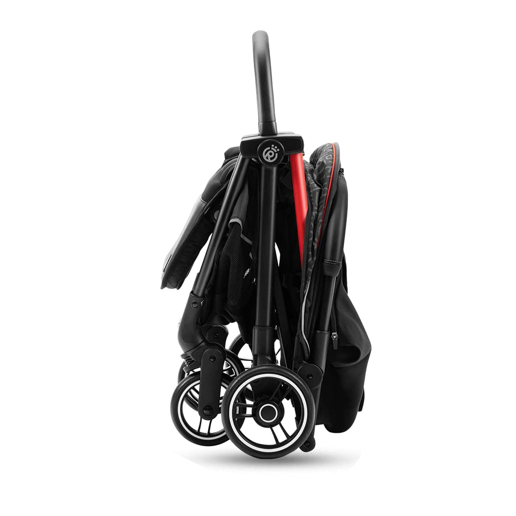 RoyalBaby 360 Seat Compact Fold Portable Travel Stroller, Black/Red (Open Box) - VMInnovations