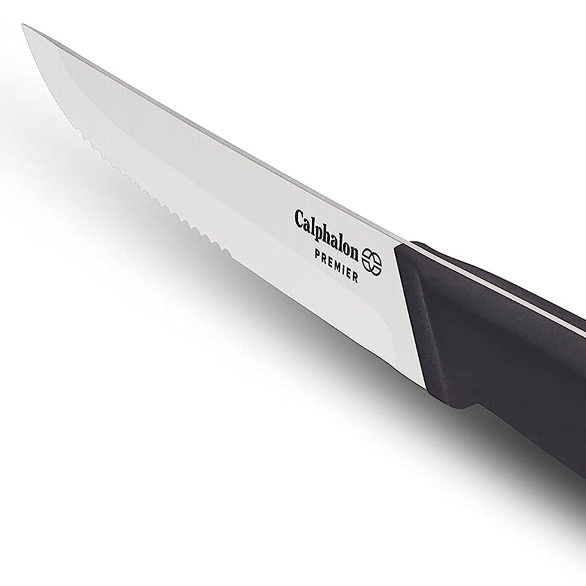 Calphalon Premier Cutlery SharpIN 8 Piece High Carbon Steel Steak Knife Set - VMInnovations