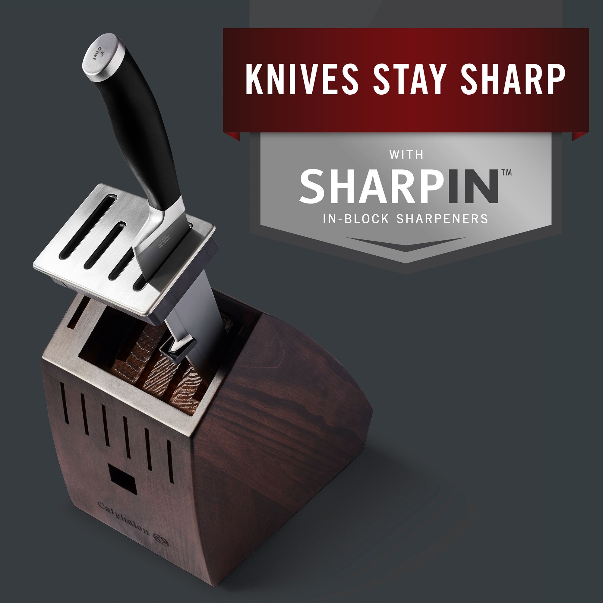 Calphalon Contemporary SharpIN 13 Piece Non Stick Kitchen Knife Set (Used) - VMInnovations