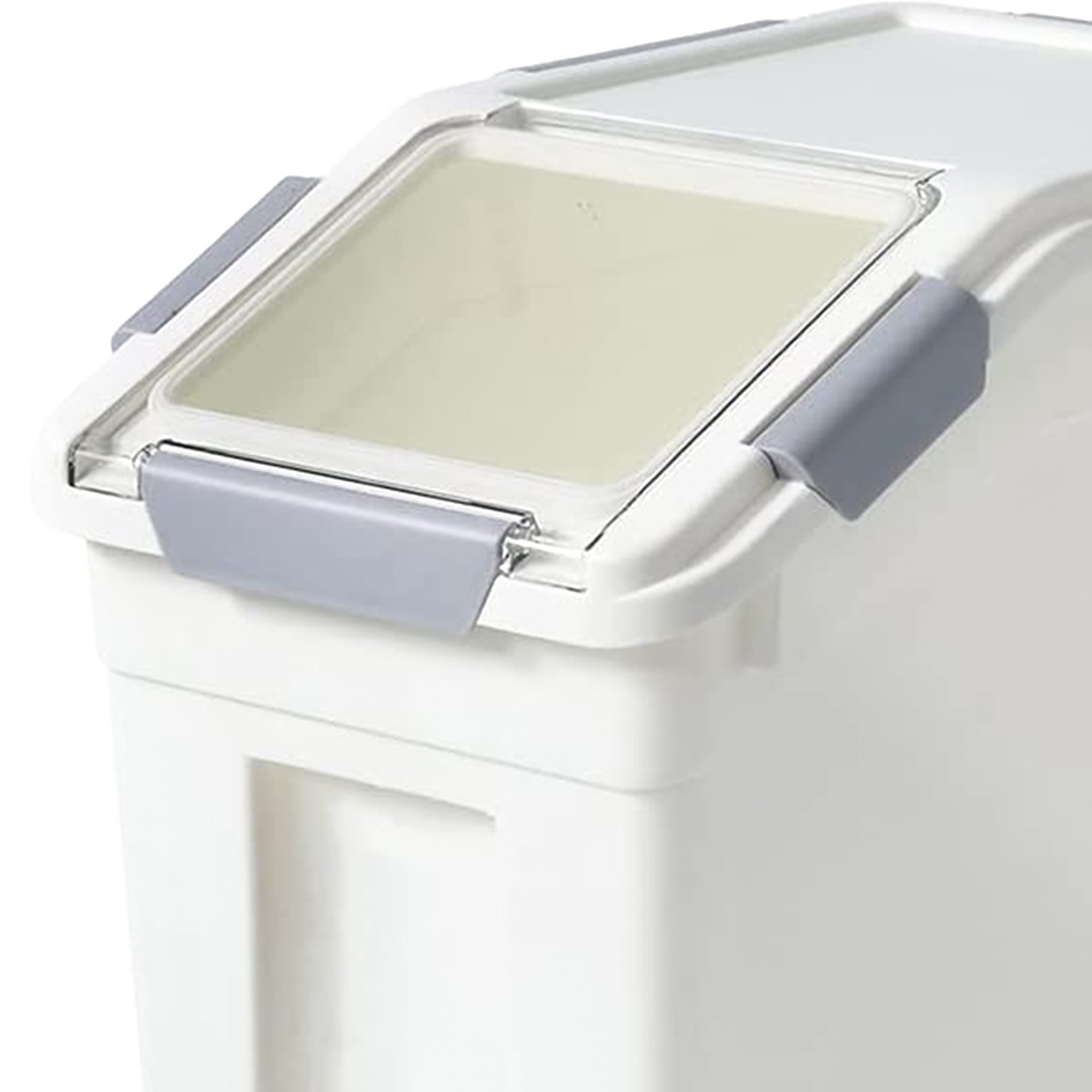 HANAMYA 33 Liter Rice Storage Container w/ Handle, Wheels & Measuring Cup(Used)