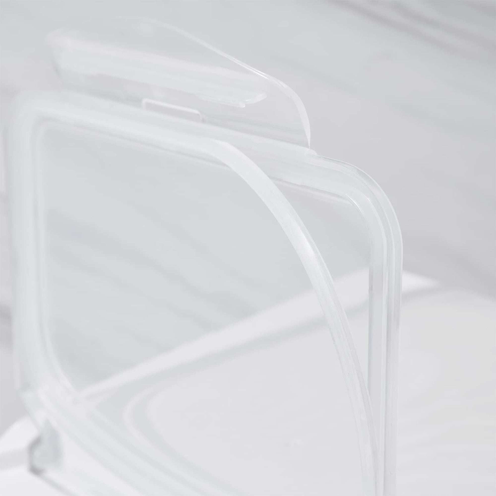 HANAMYA 15L Storage Container w/Wheels & Measuring Cup, Clear (Set of 2) (Used) - VMInnovations