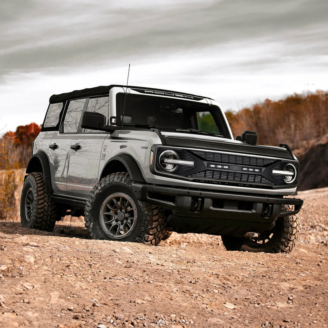 AMERICAN MODIFIED Grille with Lights for 21-24 Ford Bronco with Front Camera - VMInnovations