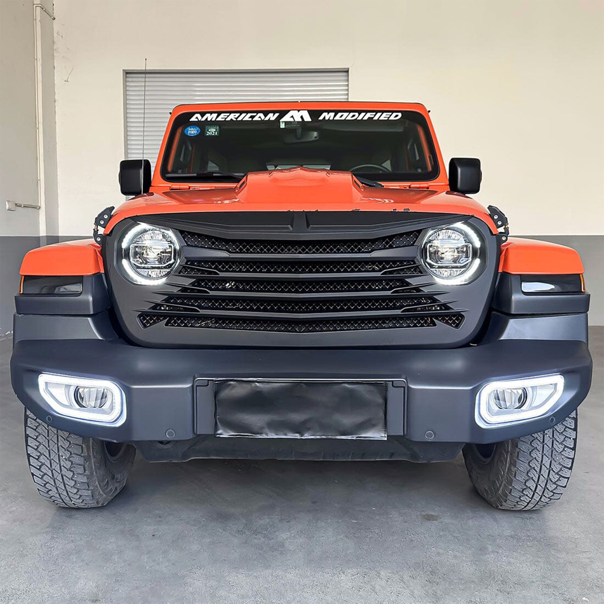 AMERICAN MODIFIED Grille for 2018-2023 Jeep Wrangler JL & Gladiator JT (Used) - VMInnovations