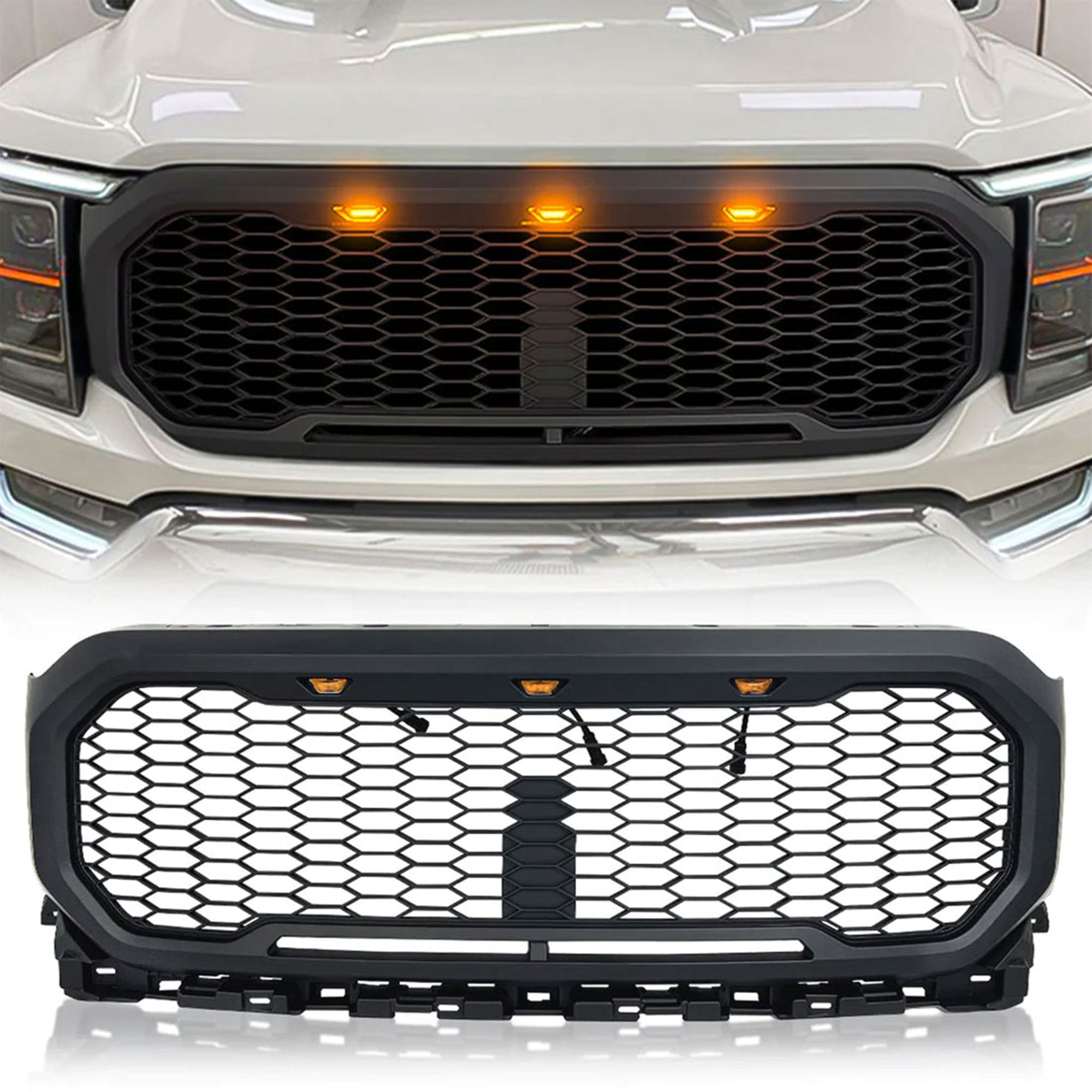 AMERICAN MODIFIED Raptor Style Grille w/Lights for 2021-2023 Ford F150(Open Box) - VMInnovations