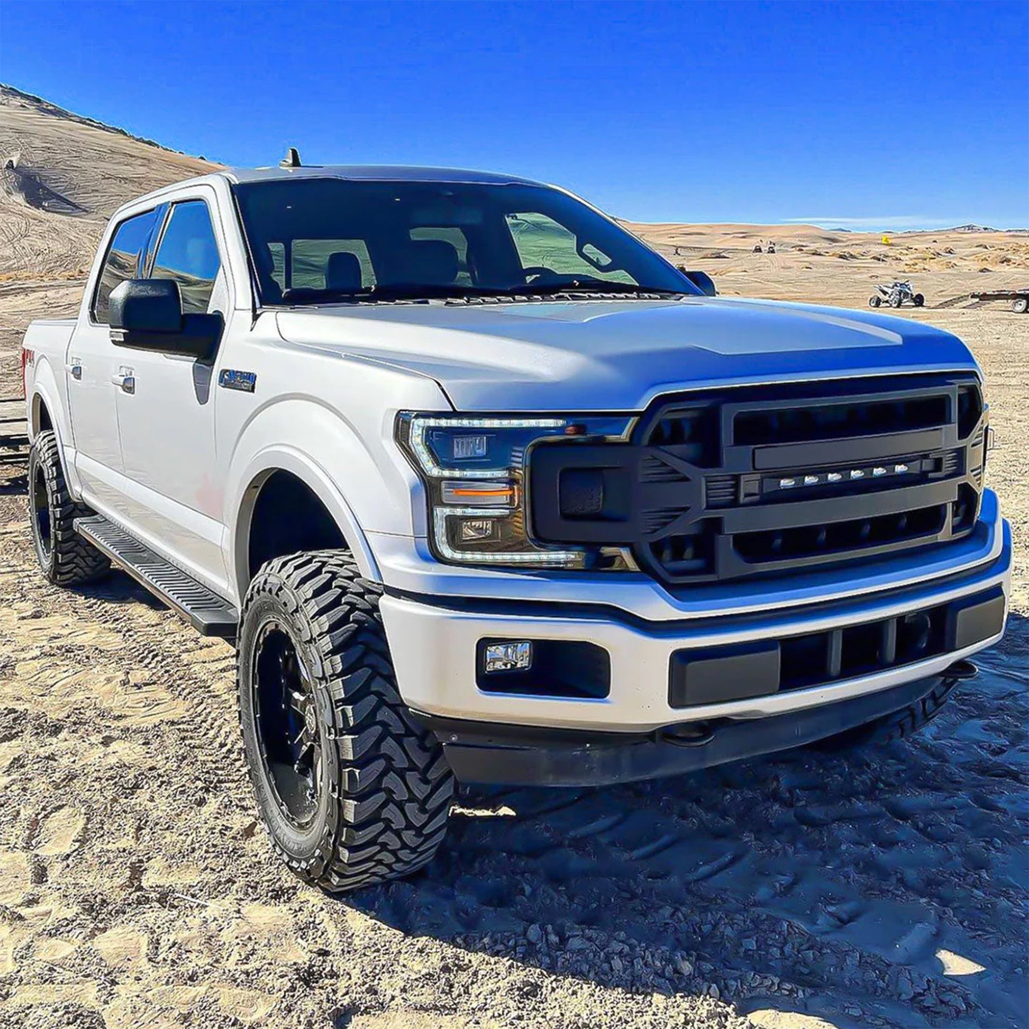 AMERICAN MODIFIED Armor Grille with Lights for 2018-2020 Ford F150 (Open Box) - VMInnovations