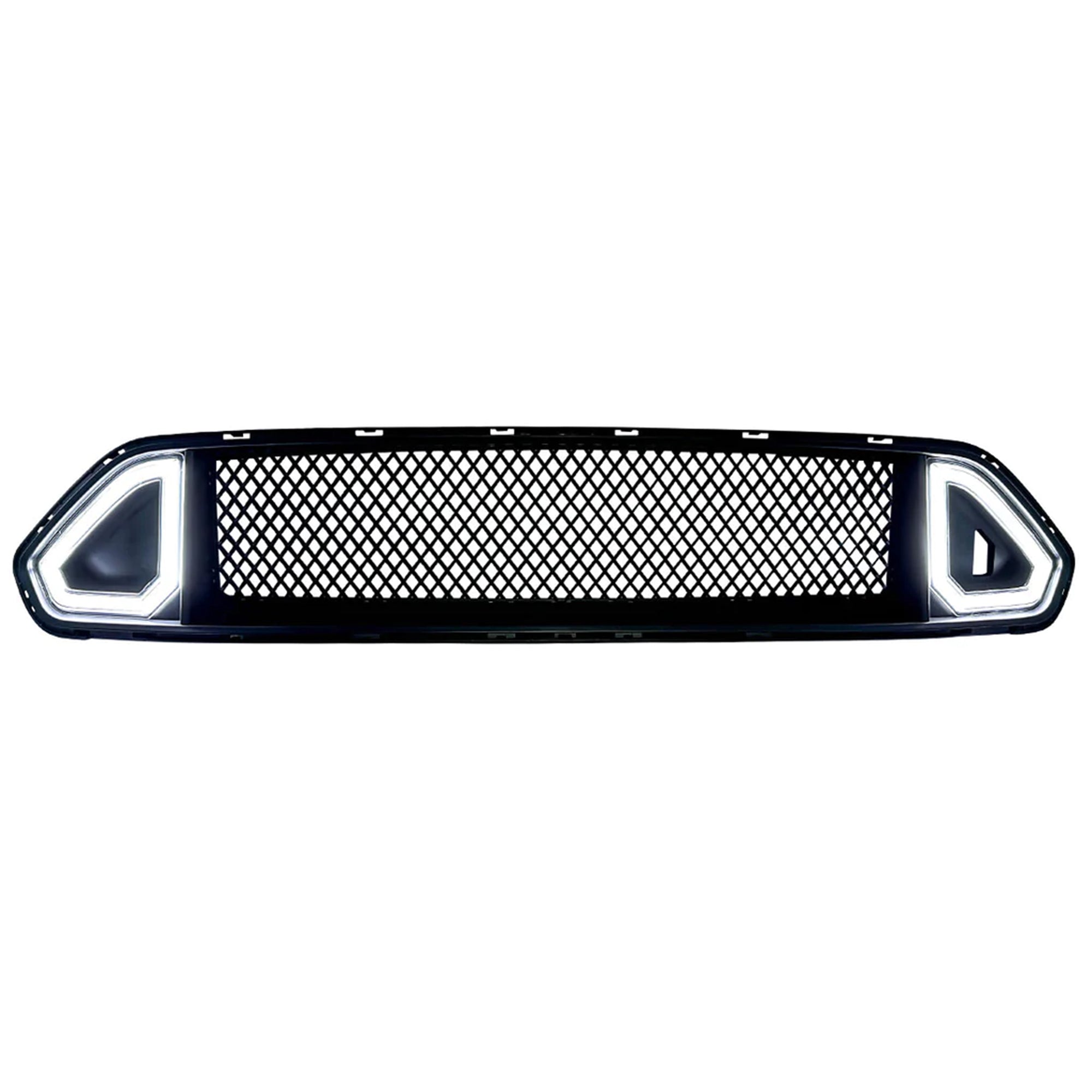 AMERICAN MODIFIED Mesh Upper Grille w/LED DRL for 18-23 Ford Mustangs(Used) - VMInnovations