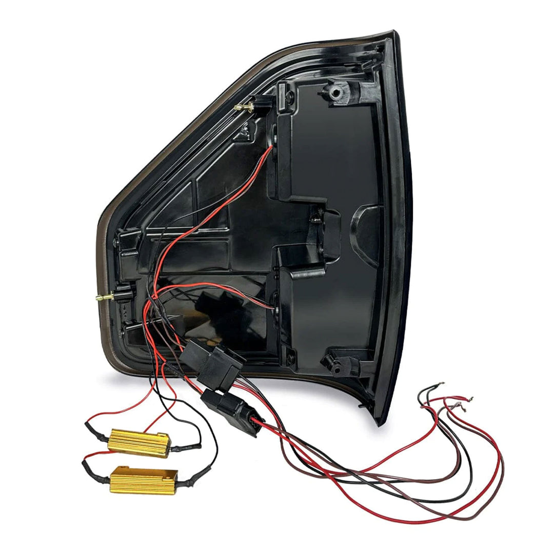 AMERICAN MODIFIED Smoked LED Tail Lights with Turn Signal for 09-14 Ford F150 - VMInnovations