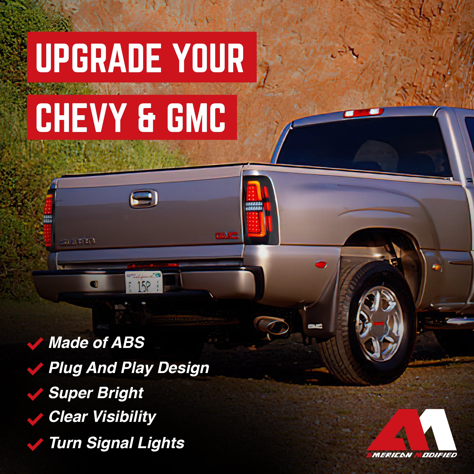 AMERICAN MODIFIED LED for 99-06 Chevy Silverado & 99-02 GMC Sierra (For Parts) - VMInnovations
