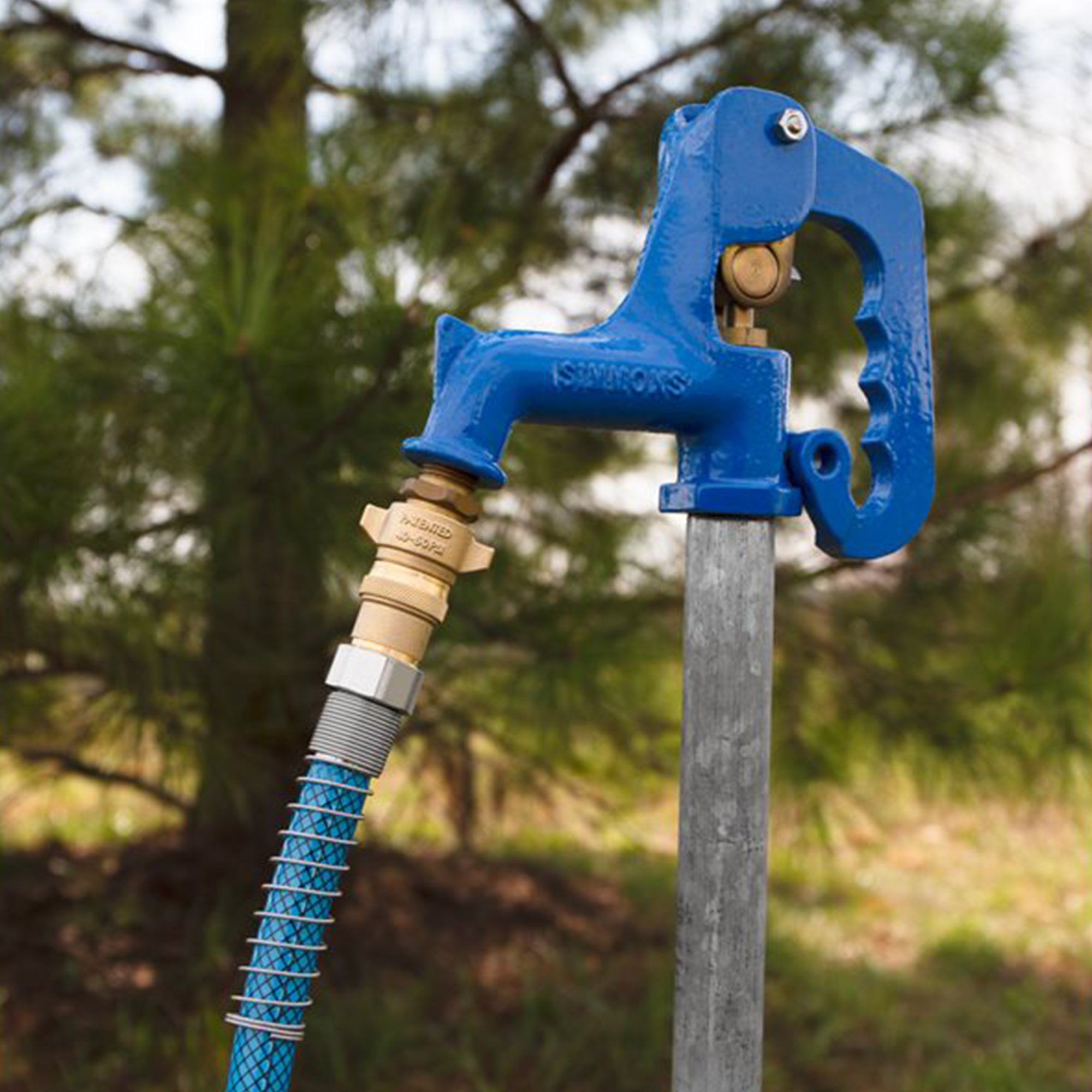 Camco TastePURE 25 Ft No Kink Heavy Duty PVC Drinking Water Hose, Blue(Open Box) - VMInnovations