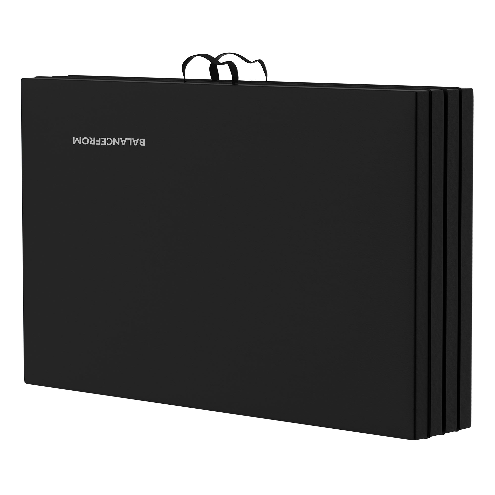 BalanceFrom Foldable Gymnastics Mat w/Sectional Balance Beam,Black (Open Box) - VMInnovations