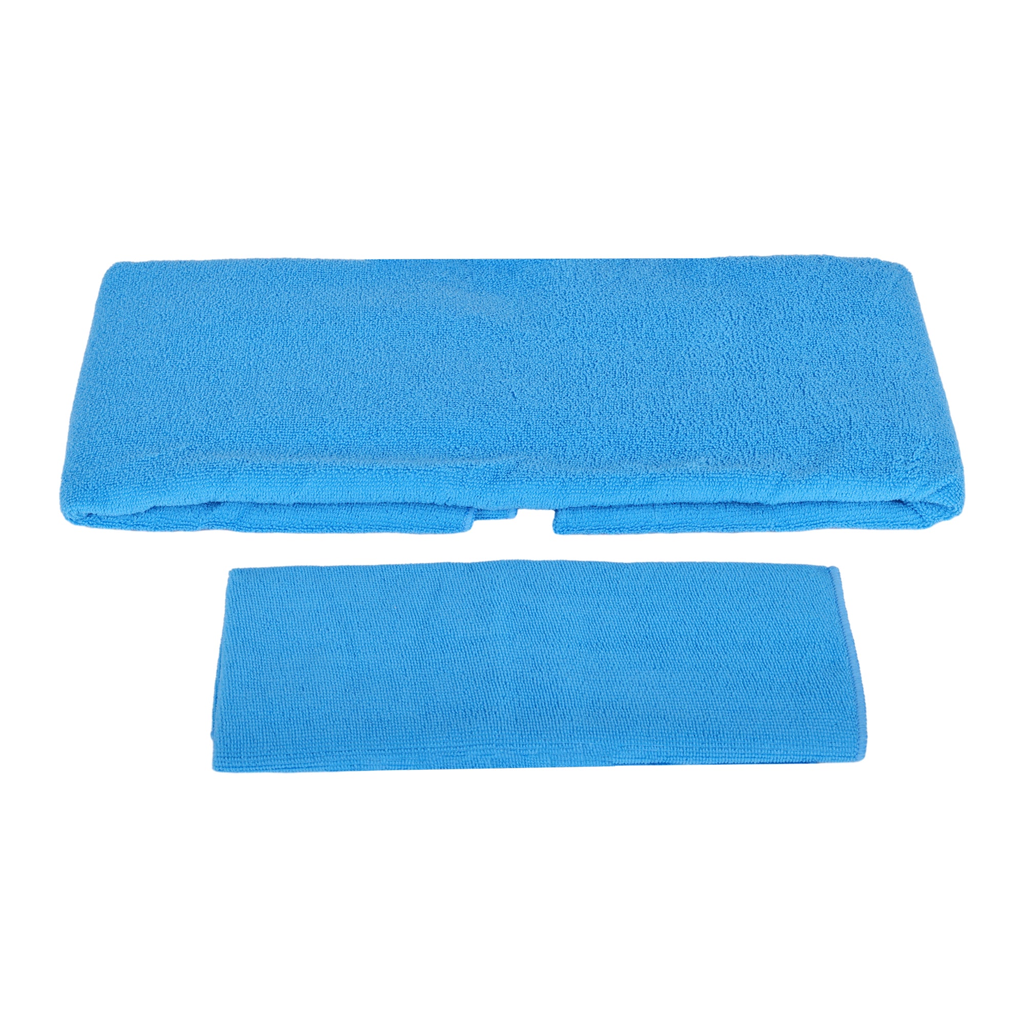 BalanceFrom Fitness 7pc Yoga Set with Mat, Stretch Strap, & Knee Pad, Blue(Used) - VMInnovations
