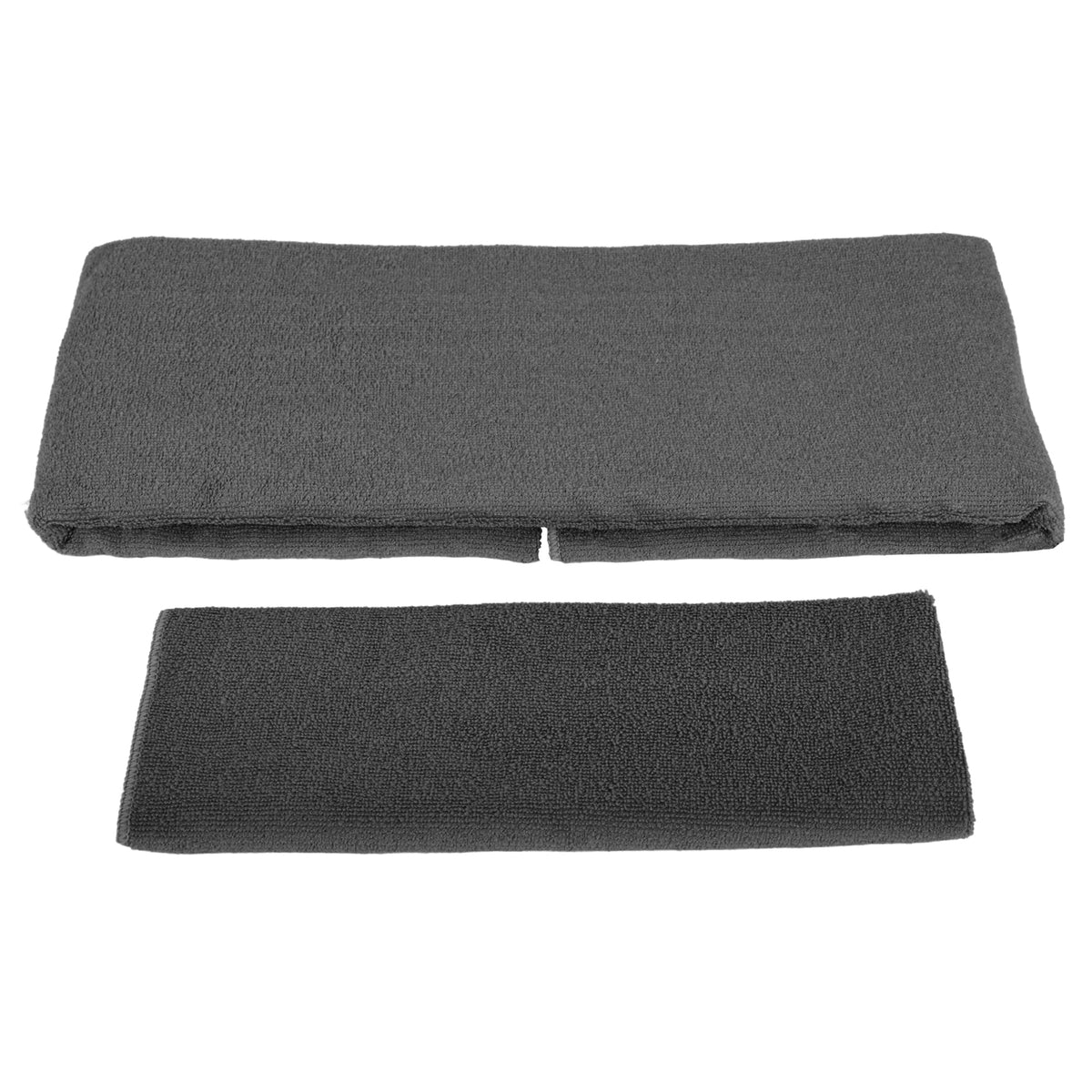 BalanceFrom 7 Piece Yoga Set with Mat, Stretch Strap, & Knee Pad, Gray(Open Box) - VMInnovations