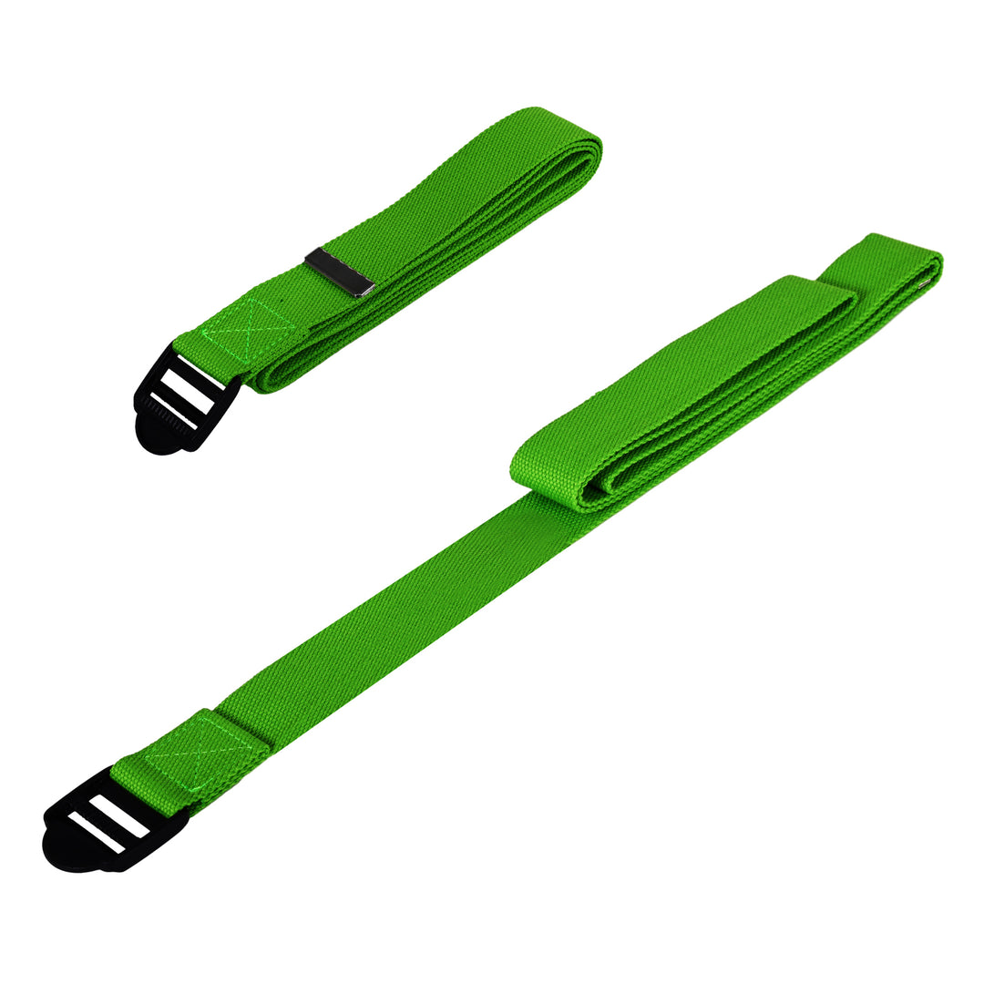 BalanceFrom Fitness 7 Piece Yoga Set with Mat, Stretch Strap, & Knee Pad, Green - VMInnovations