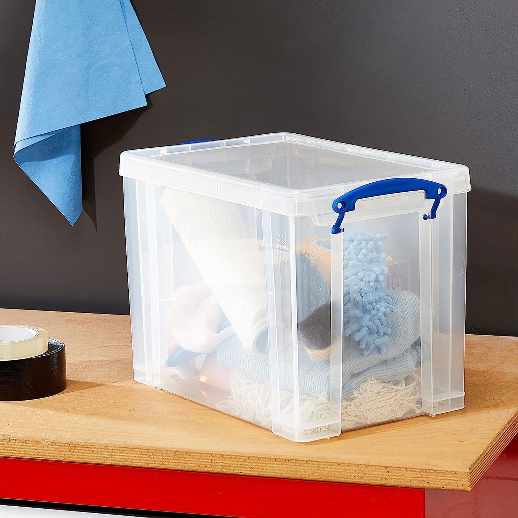 Really Useful Box 19L Plastic Container w/Snap Lid & Clip Lock Handles(Open Box) - VMInnovations