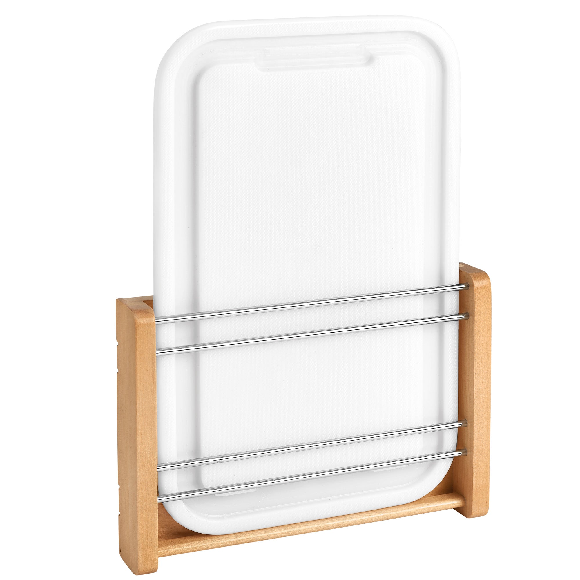 Rev-A-Shelf Kitchen Cabinet Wood Door Mount w/ Polymer Cutting Board, 4DMCB-15P - VMInnovations