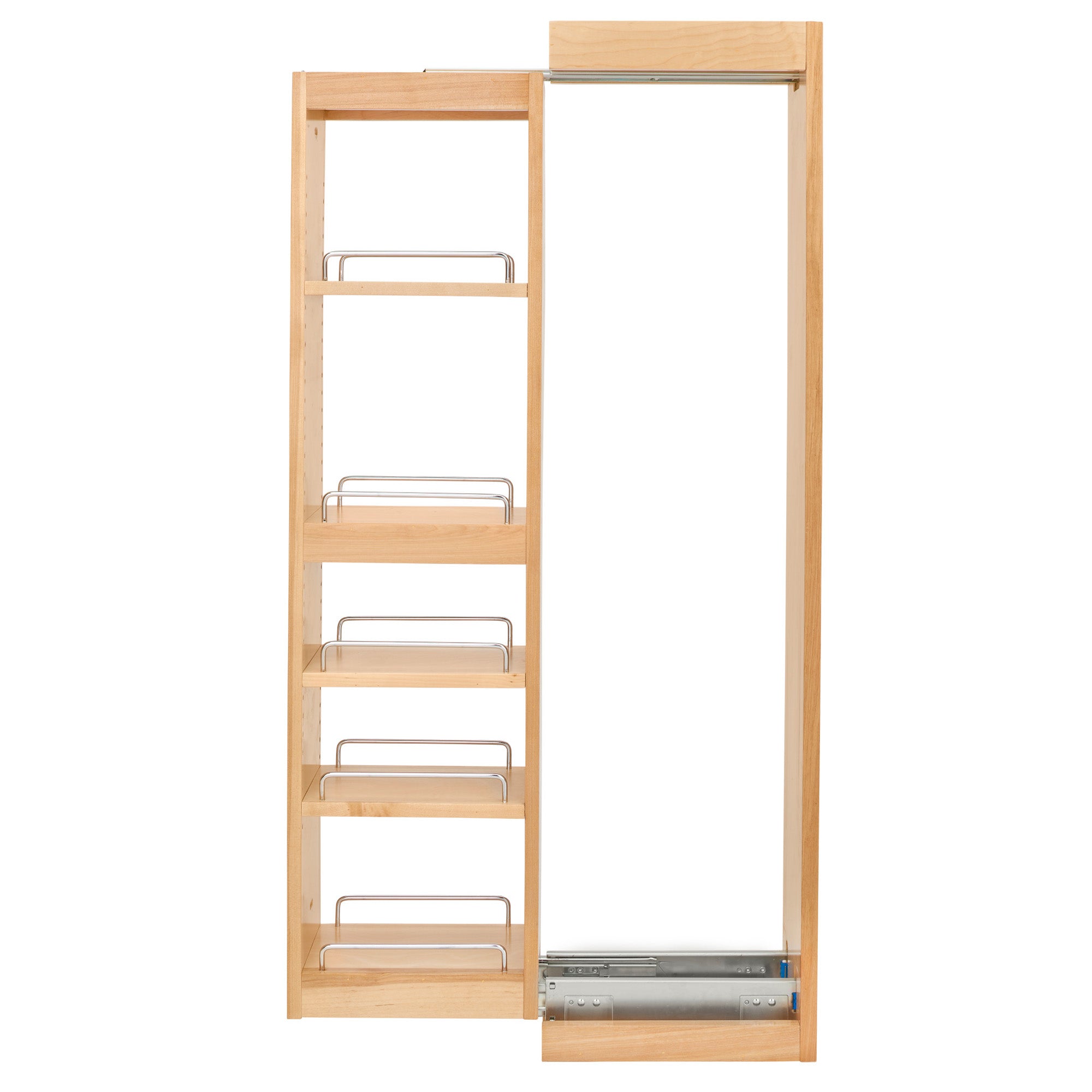 Rev-A-Shelf 6" Pullout Wall Filler w/ Soft-close, 42" Height, 432-WFBBSC42-6C - VMInnovations