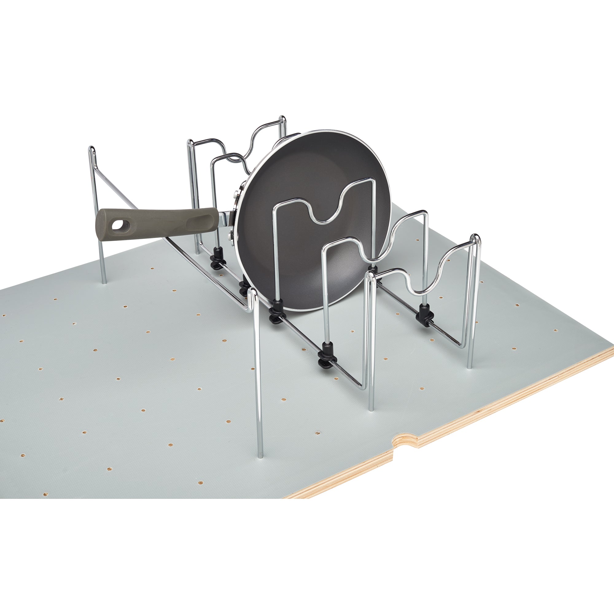 Rev-A-Shelf Drop-in Pot and Pan Organizer for 4DPS Model Peg Boards, 5DCD-1-CR - VMInnovations