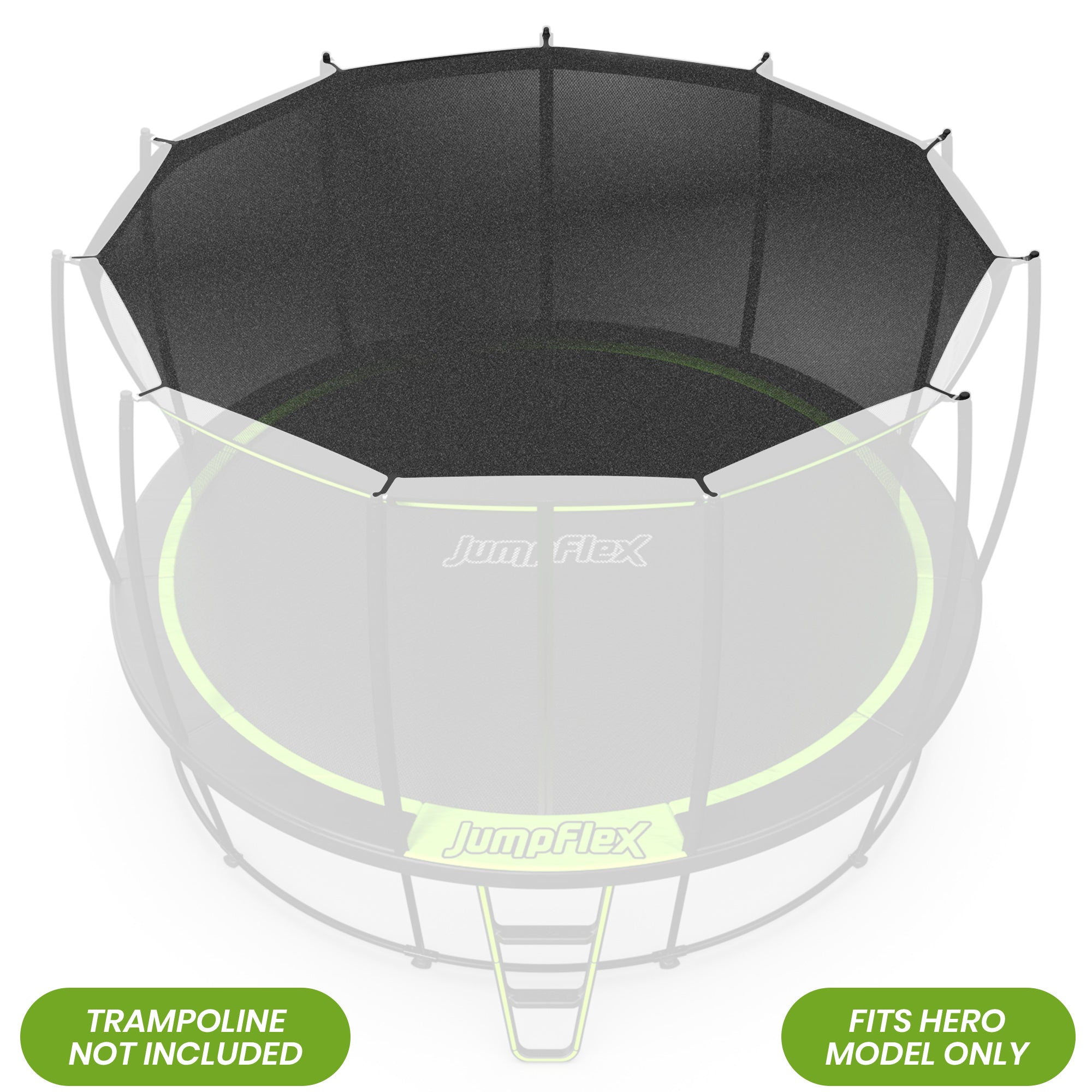 JumpFlex SMARTSHADE Shade Cover for HERO 15' Model ONLY, TRAMPOLINE NOT INCLUDED - VMInnovations