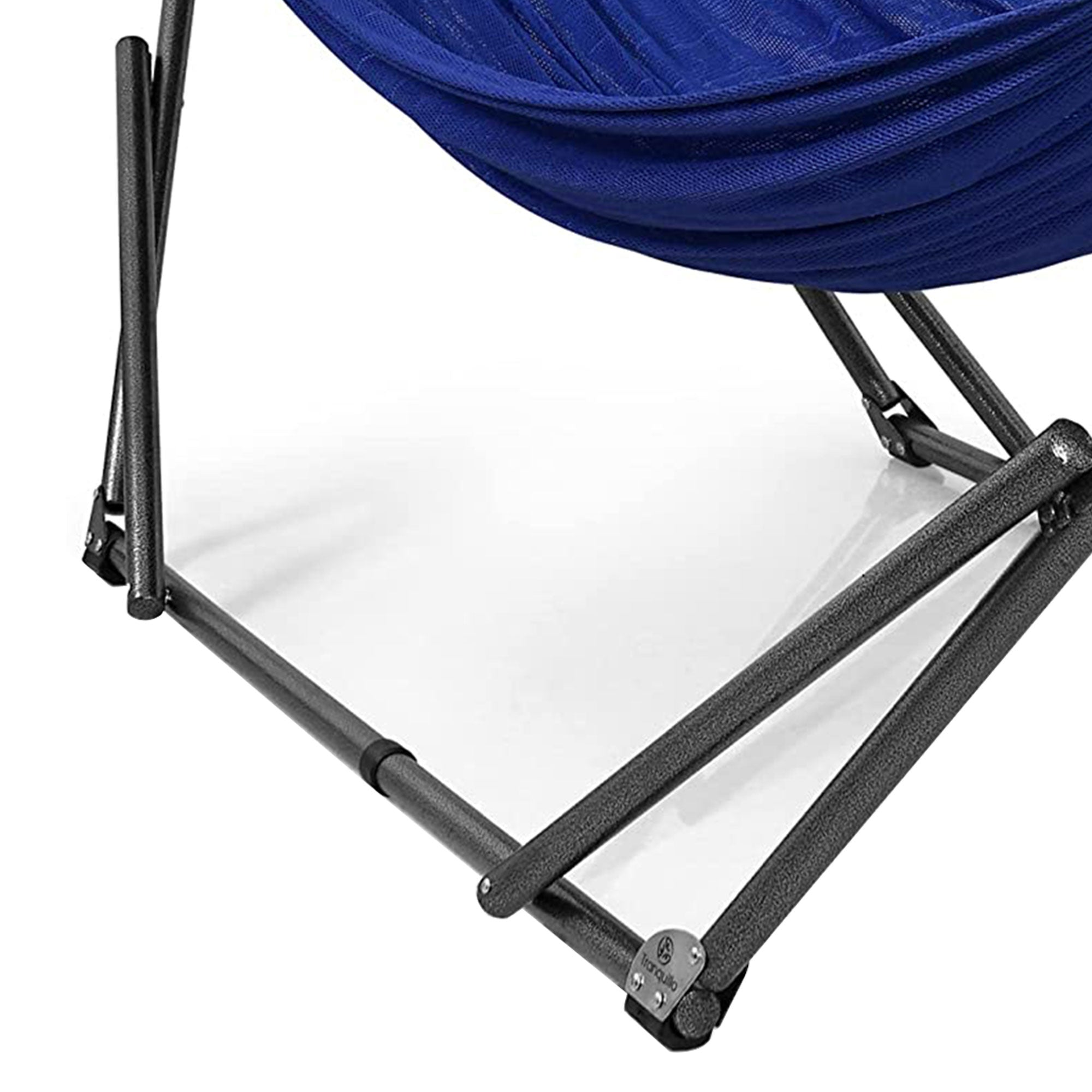 Tranquillo 106.5" Double Hammock with Adjustable Stand and Bag, Blue (Used) - VMInnovations