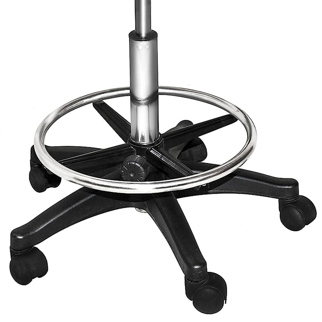 PureSana Chromium Professional James Full Rotational Saddle Cutting Stool, Tan - VMInnovations