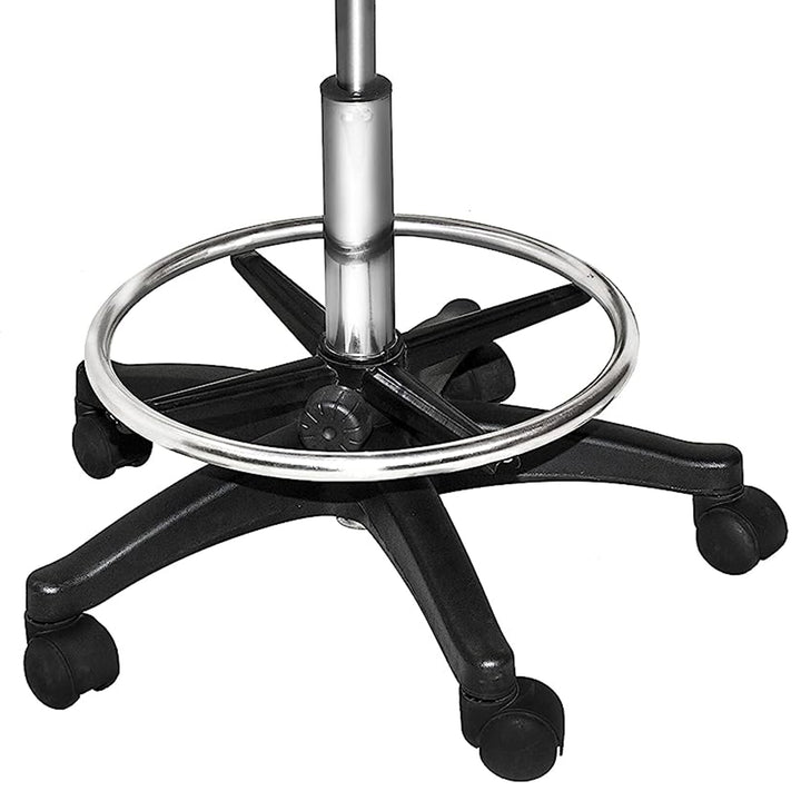 PureSana Chromium Professional James Full Rotational Saddle Cutting Stool, Tan - VMInnovations