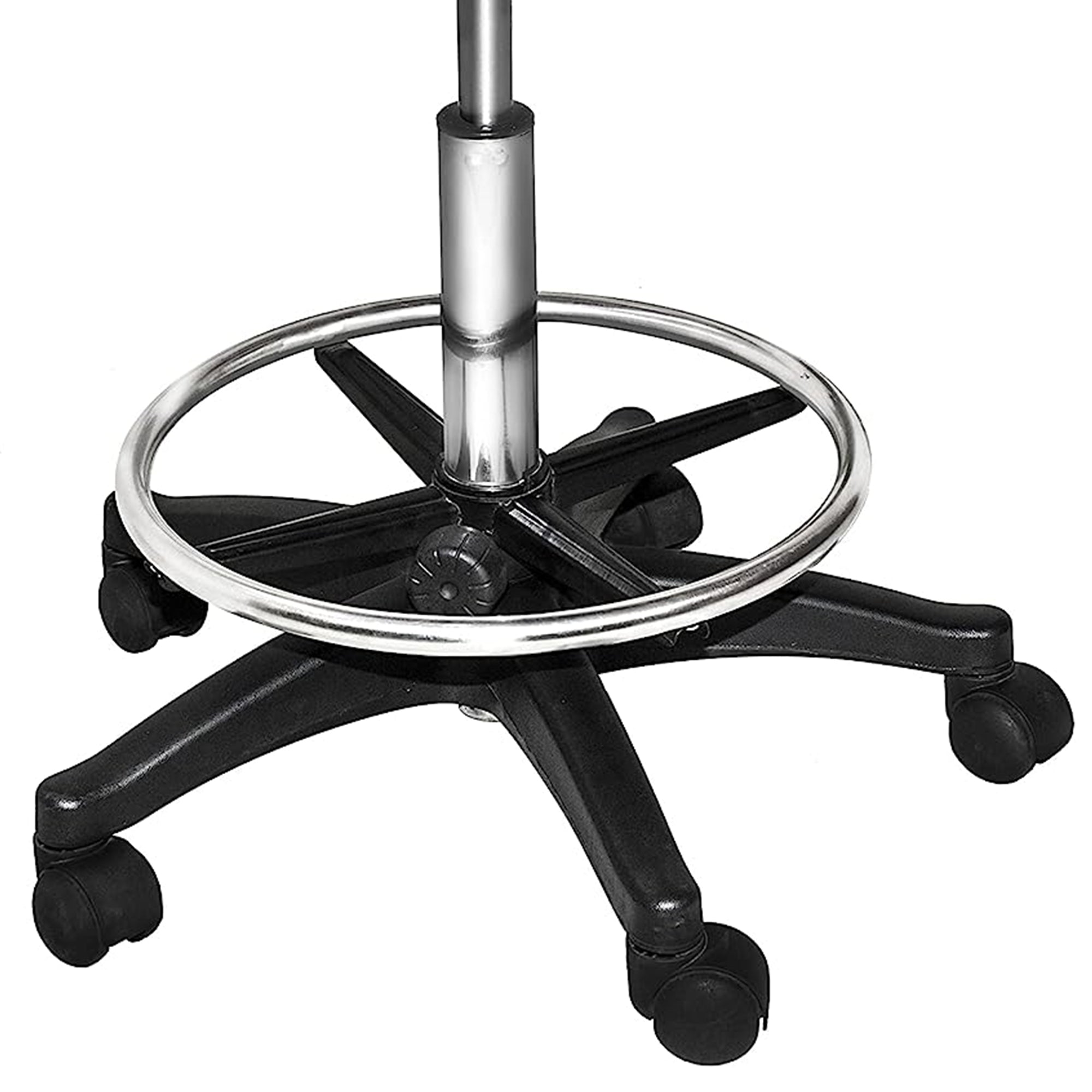 PureSana Chromium Professional Rotational Saddle Cutting Stool, Tan (Open Box) - VMInnovations