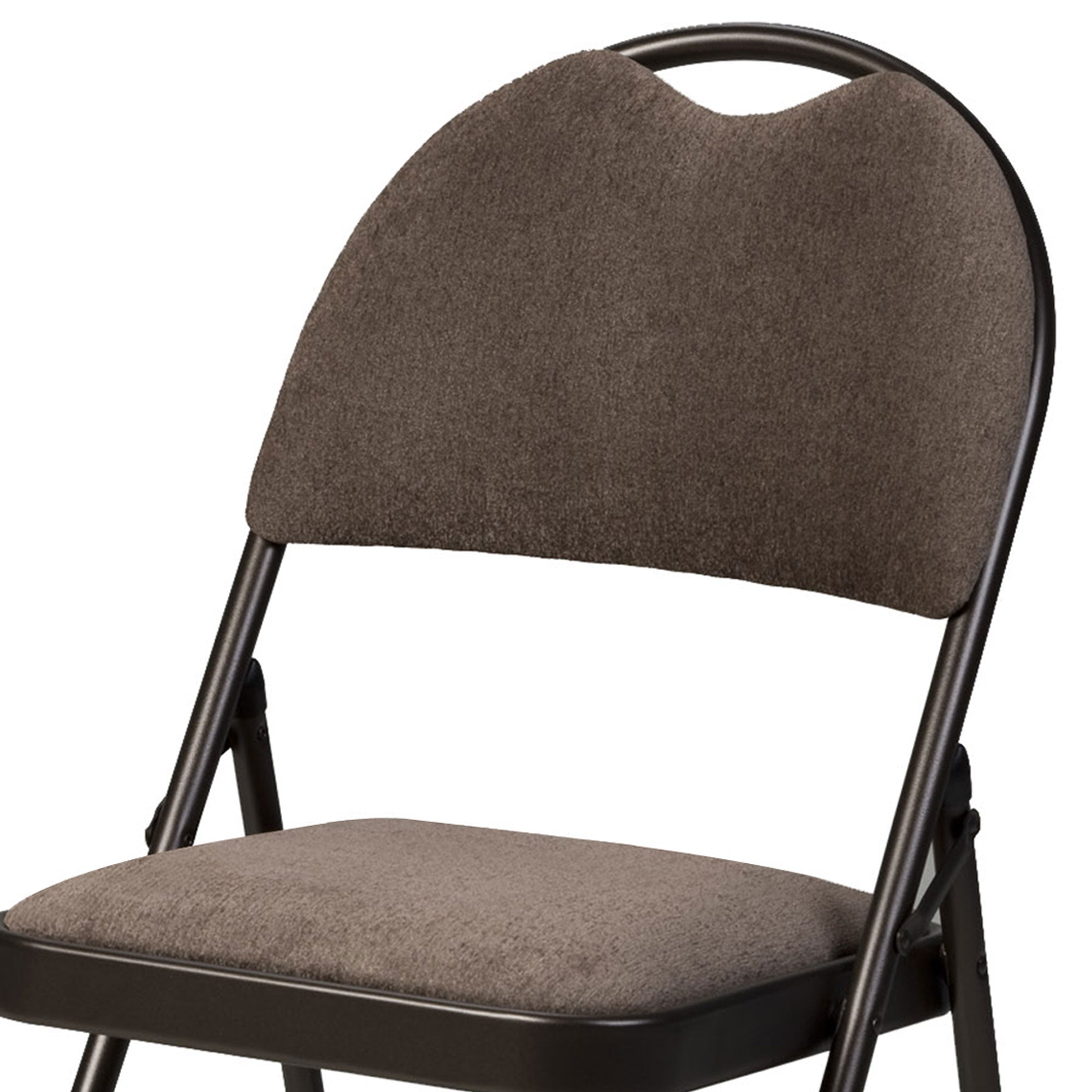 MECO Sudden Comfort Corrin Fabric Double Pad High Back Folding Chair, (Set of 4) - VMInnovations